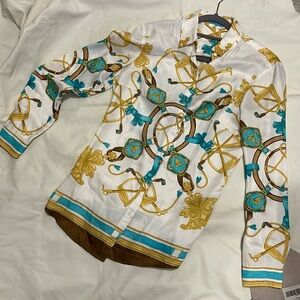 J McLaughlin equestrian dress shirt